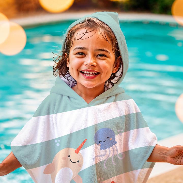 Image du produit Miniland Badeponcho & Bademäntel Badeponcho aus Baumwolle 65 x 65 cm - Oc (65 x 65 cm)