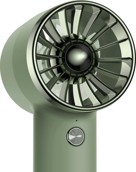 Actual product image Baseus Flyer Turbine Handheld Fan High Capacity4000mAhType-C Output Line Green (56 dB)