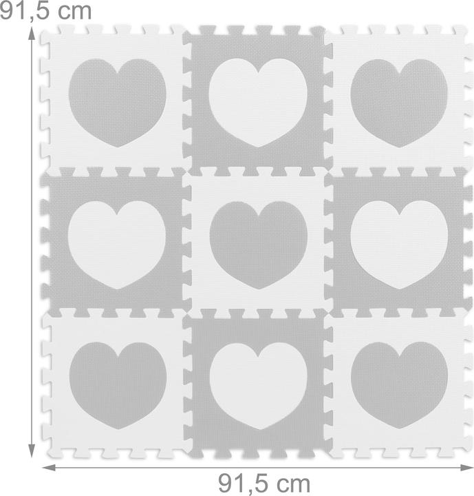 Produktbild Relaxdays Puzzlematte (31.5 x 31.5 x 1 cm)