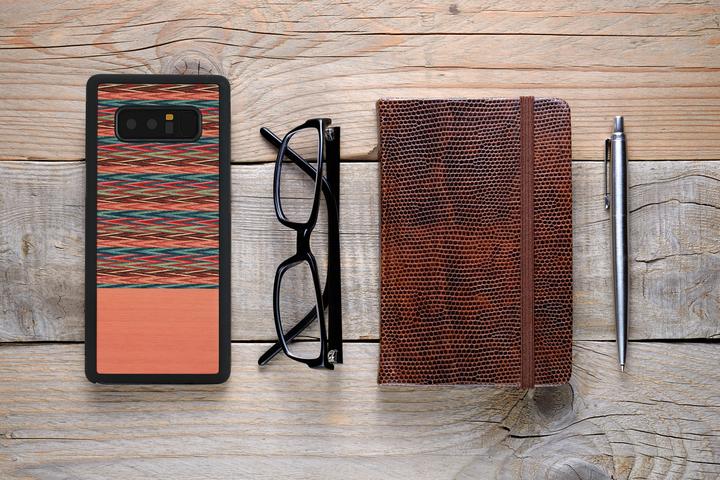 Produktbild Man&Wood SmartPhone case Galaxy Note 8 browny check black (Samsung Galaxy Note 8)