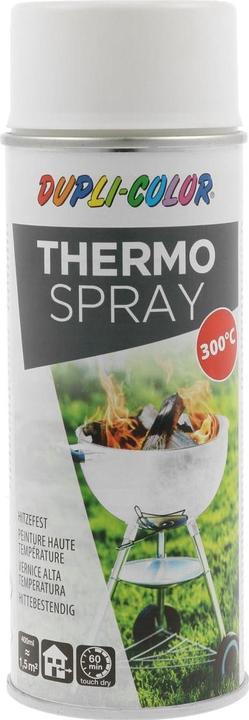 Produktbild Dupli-Color Sprühfarbe Thermo Spray ultra matt 400 ml, Weiss (Weiss 300° C, 0.40 l)