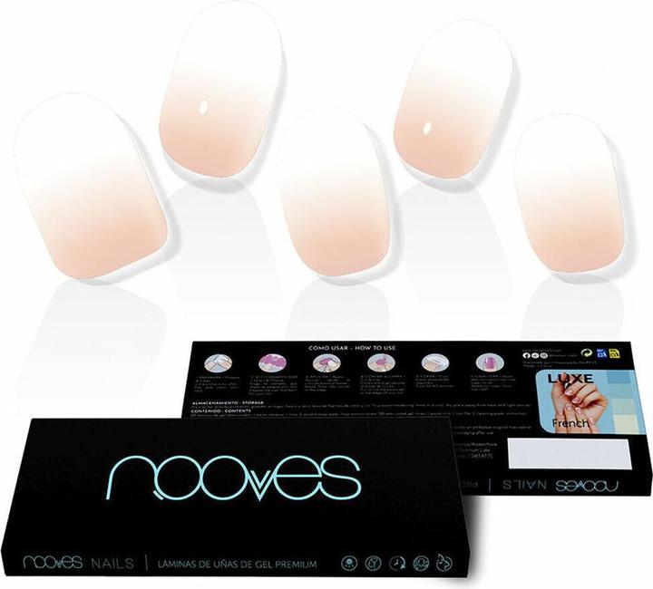 Produktbild Nooves Gel-Nagelfolie Nude Baby Boomer Premium Luxe Gradient