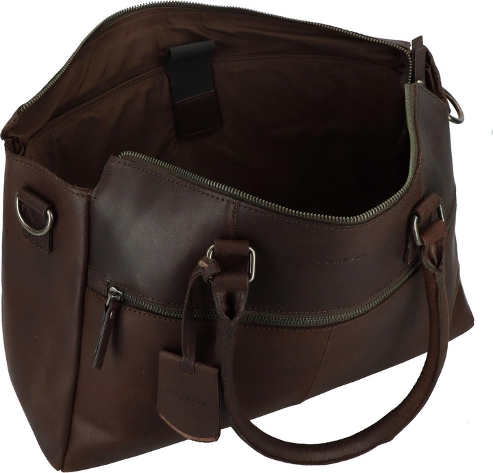 Produktbild Burkely On The Move Laptopbag 15,6 Zipper Inclusief Powerbank - aktetas - Bruin (17 l)