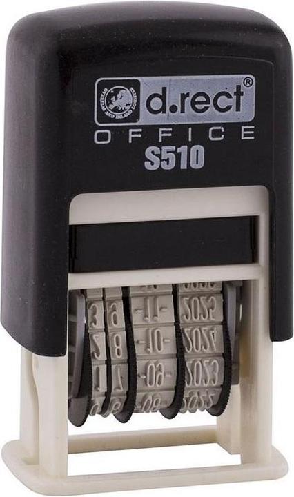Produktbild D.Rect Datumsstempel S510 schwarz