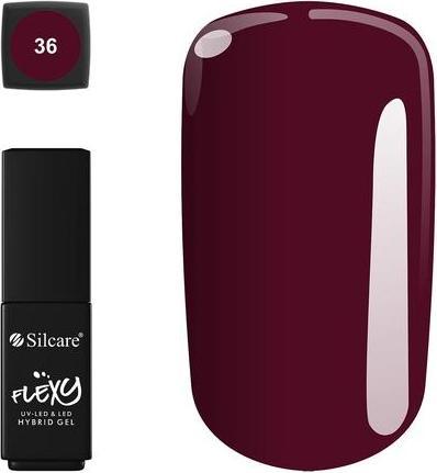 Produktbild Silcare Flexy Hybrid Gel Hybrid Lacquer 36 4.5G (Purple, Gel-Effekt Nagellack)