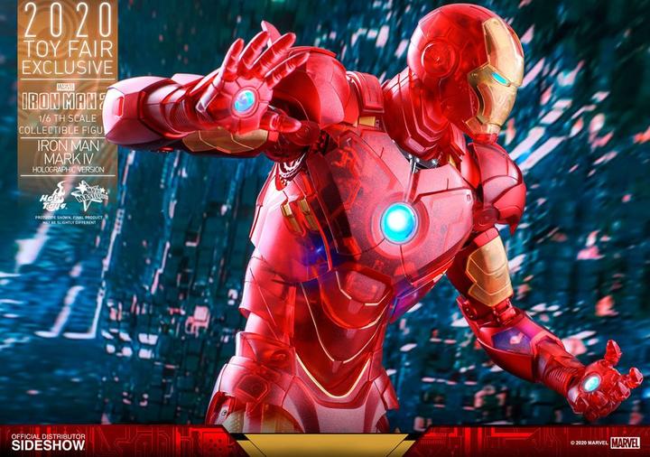 Actual product image Hot Toys Marvel Iron Man Mark IV 1:6 Movie Masterpiece Action Figure
