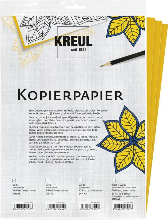 Actual product image Kreul Carbon paper (A3, 190 g/m²)