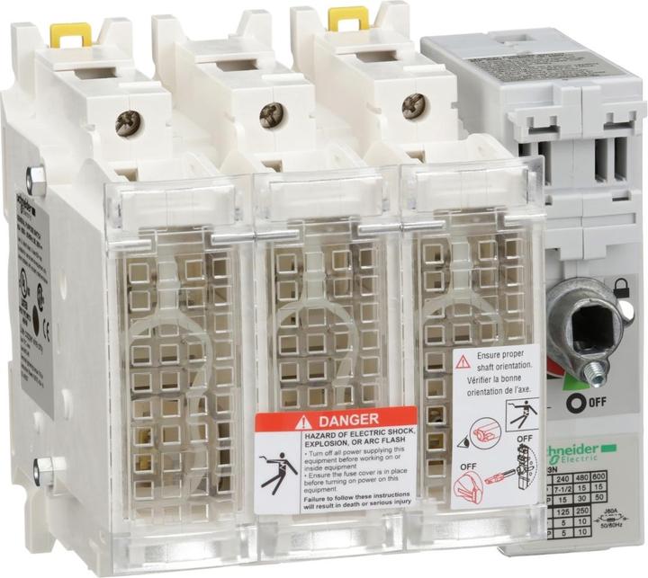 Produktbild Schneider Electric Disconnect Switch Fusible 600V 60A