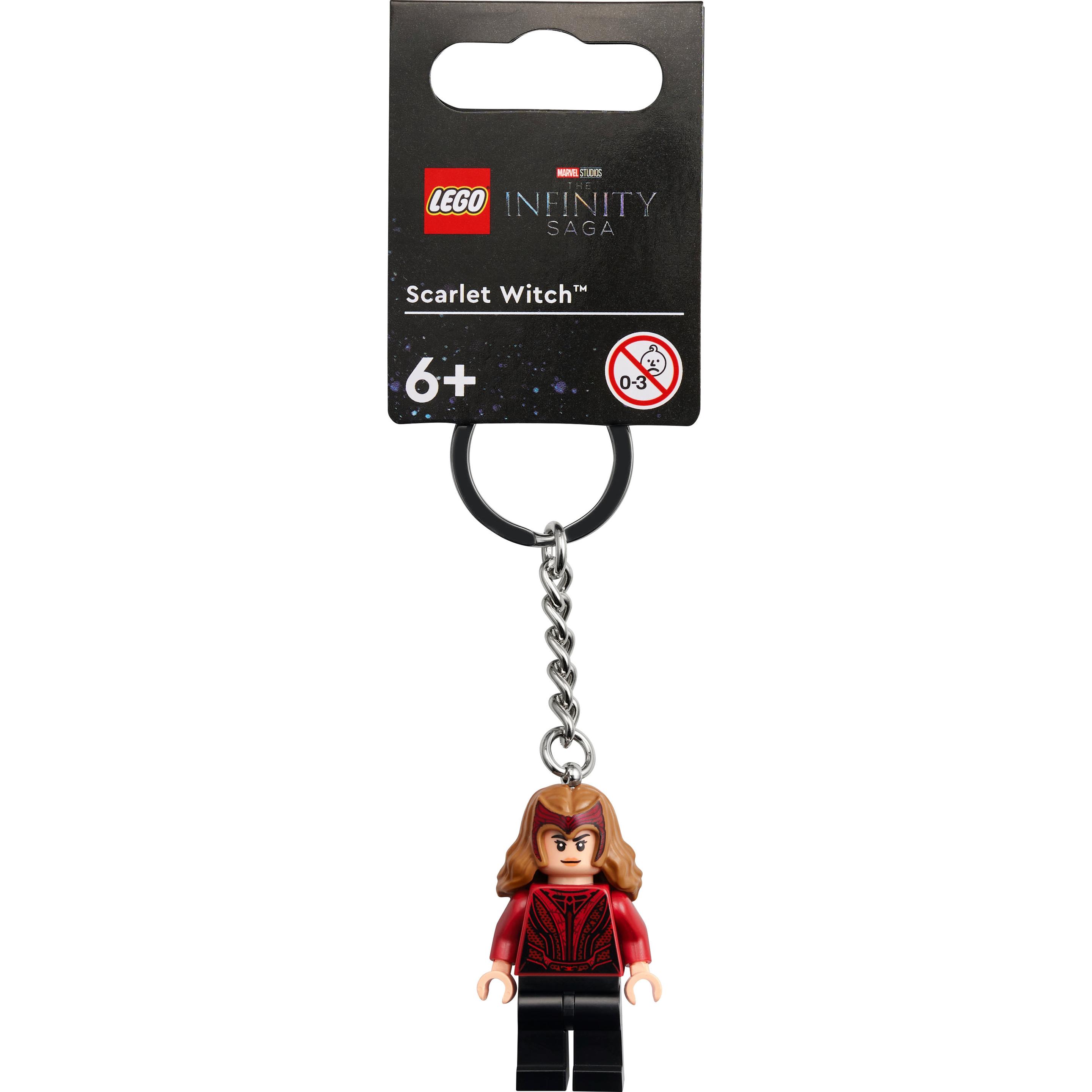 LEGO, Unisex, Portachiavi, Portachiavi Marvel Avengers Scarlet Witch (854241), Multicolore