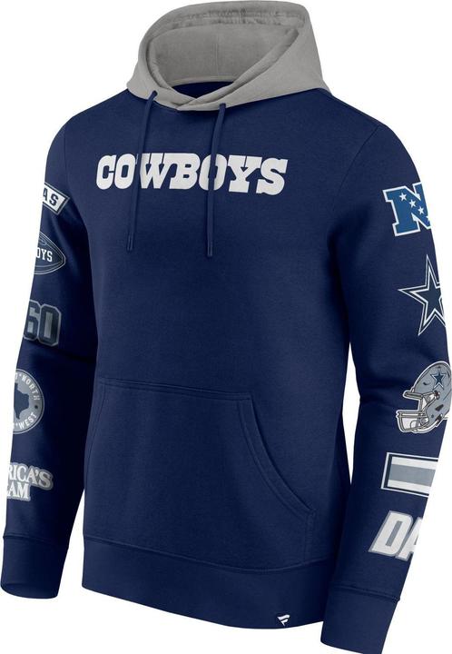 Immagine prodotto Fanatics Felpa con cappuccio Dallas Cowboys NFL con stampa sulle maniche - XXL (XXL)