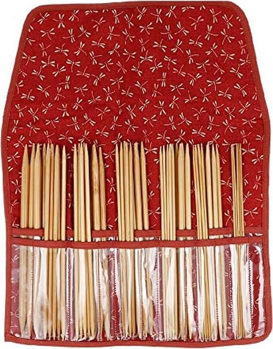 Seeknit Koshitsu naaldensets 2,00 - 8,00 mm 20cm Rood