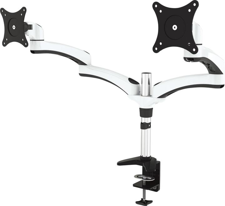 Image du produit Jenimage ME230TK Support de bureau - 2 moniteurs Inclinaison de -90 à +45 degrés Rotation de 180 degrés (Tables, 28", 9 kg)