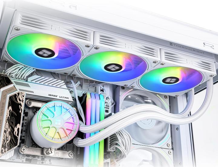Actual product image Thermalright Kit Watercooling AIO Aqua Elite V6 RGB - 360mm (Blanc)