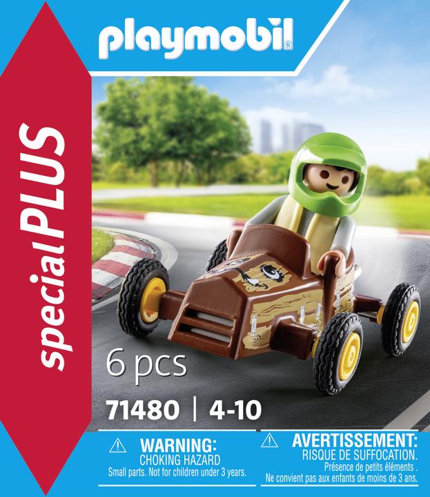 Produktbild Playmobil Kind mit Kart (71480, Playmobil Special Plus)