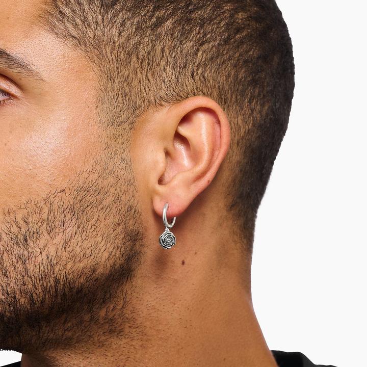 Produktbild Thomas Sabo Creolen Midnight Rose Silber (Silber 925)