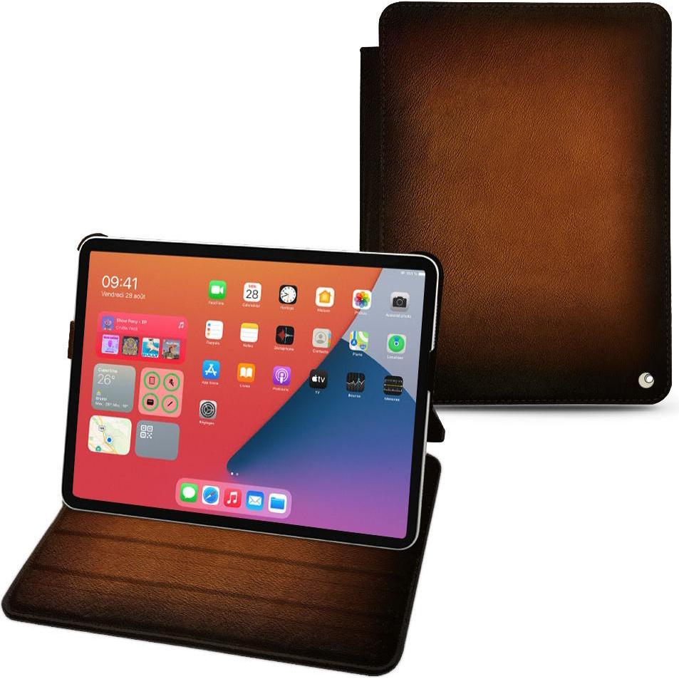 Noreve Lederschutzhülle horizontal (iPad mini 6), Tablet Hülle, Braun