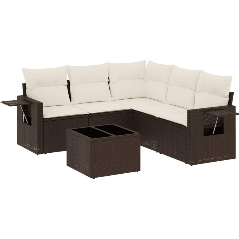 VidaXL, Gartenlounge, 10-tlg. Garten-Lounge-Set mit Kissen