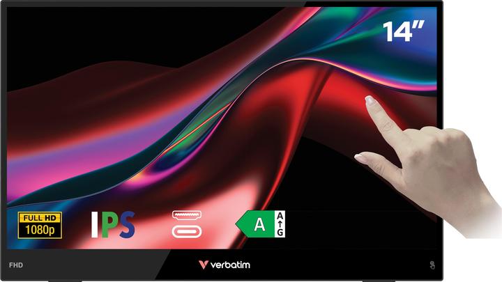 Actual product image Verbatim PMT-14 Touch LIGHT (14", 1920 x 1080 pixels)