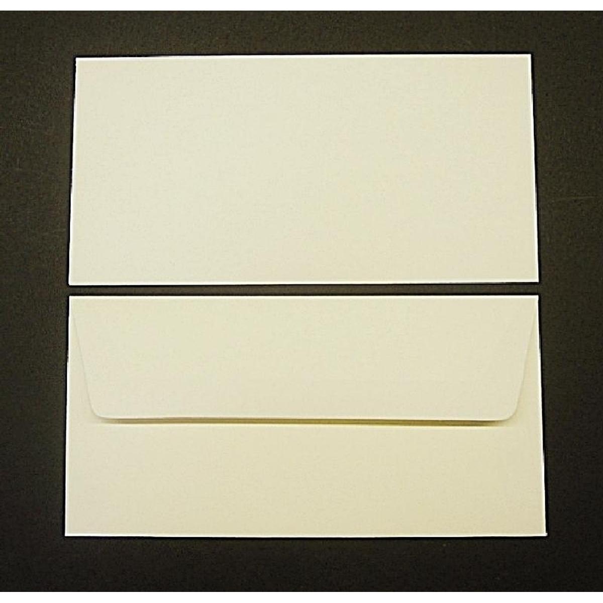 Thumbnail - Blanke, Briefumschlag, Briefumschläge DINlang 100g/qm gummiert VE=100 Stück ivory (110 x 220 mm, 100 x)