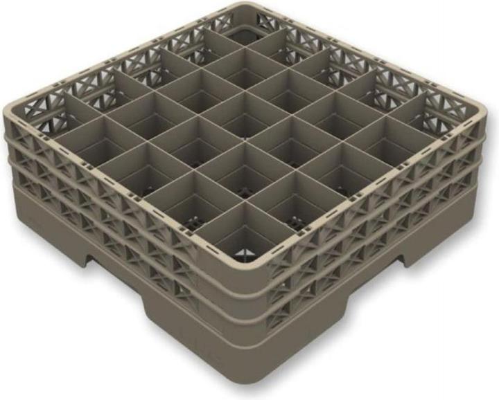 Vollrath Panier à verres ouvert 25 compartiments 1 rehausse verre max Ø89/h120mm