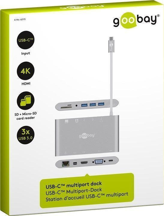 Immagine prodotto Goobay USB-C Multiport-Adapter (USB-C, 11 porte)