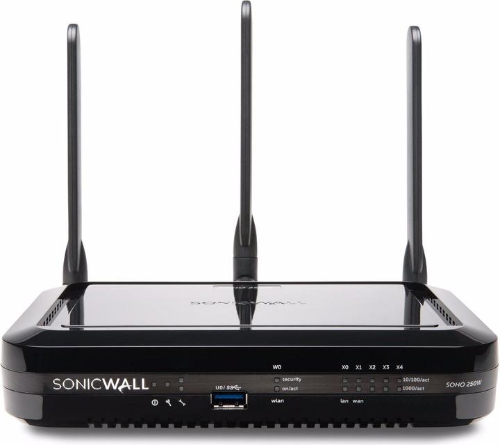 Image du produit SonicWall Appareil de sécurité SOHO-250W TotalSecure Advanced