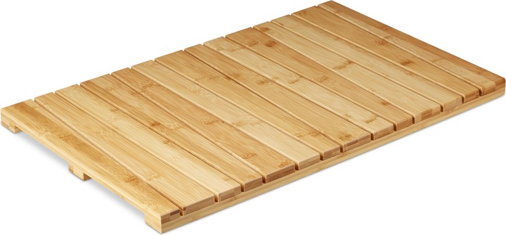 Actual product image Relaxdays Bamboo Bath Mat (65 x 40 x 3 cm)