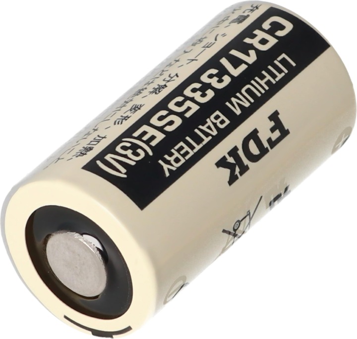 Actual product image FDK Battery Sanyo Lithium Battery CR17335 SE Size 2/3A, without solder tags CR17335SE (1 pcs., 17335, 1800 mAh)
