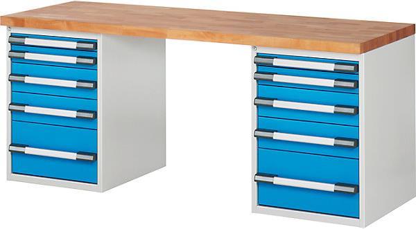 Produktbild eurokraft pro Werkbank (300 cm, 90 cm)