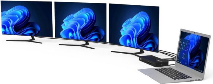 Produktbild Port Designs Triple Docking Station (USB-C, 3 Ports)