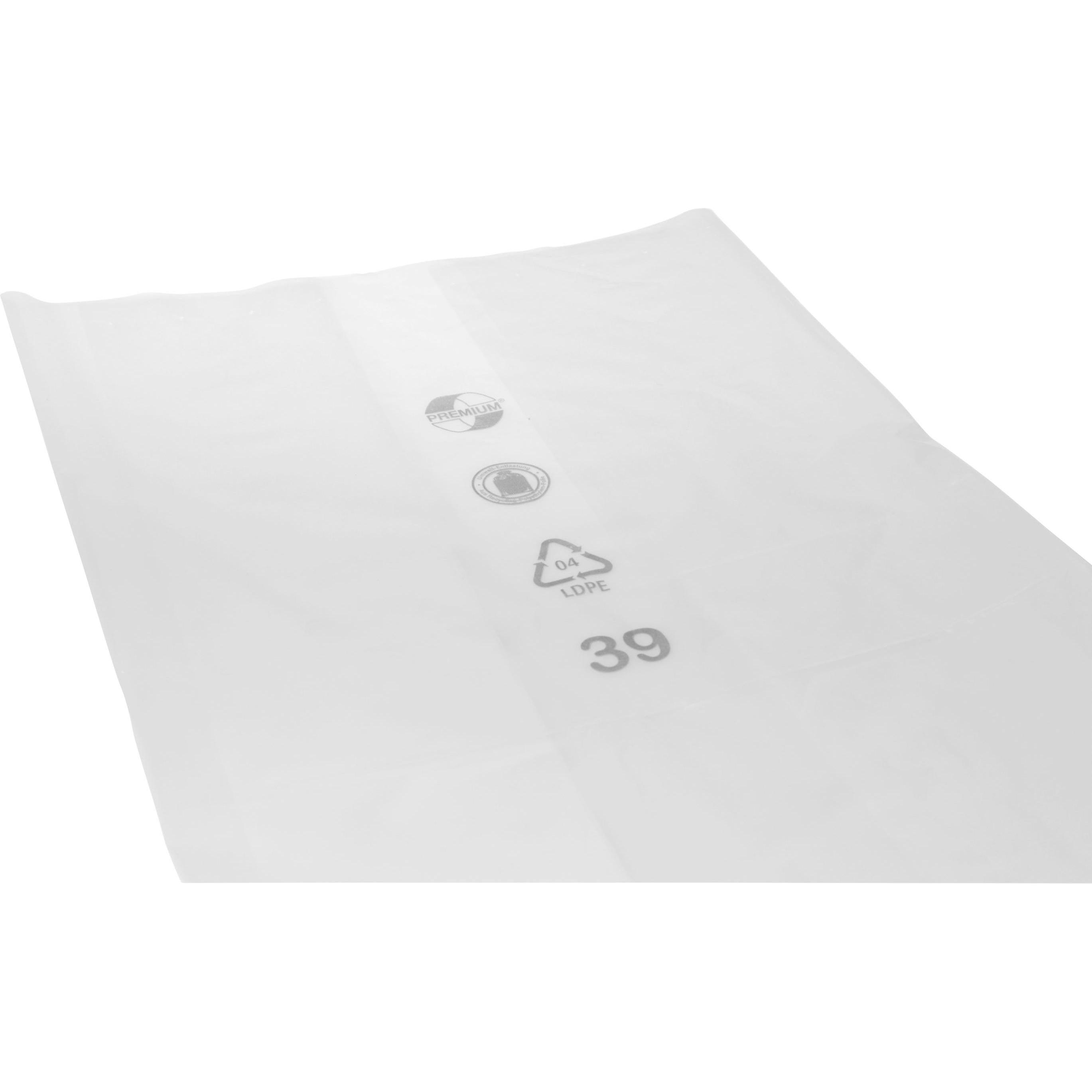 Deiss Abfallsack 99033 stark 1000l tr 50 St./Pack., Abfallsack, Transparent