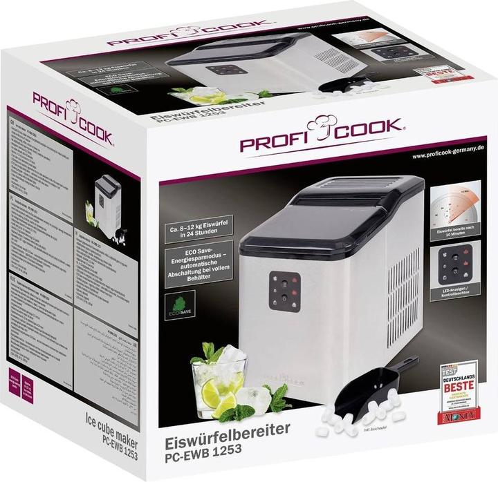 Actual product image Proficook Prof Ice Cube Maker PC-EWB 1253 inox
