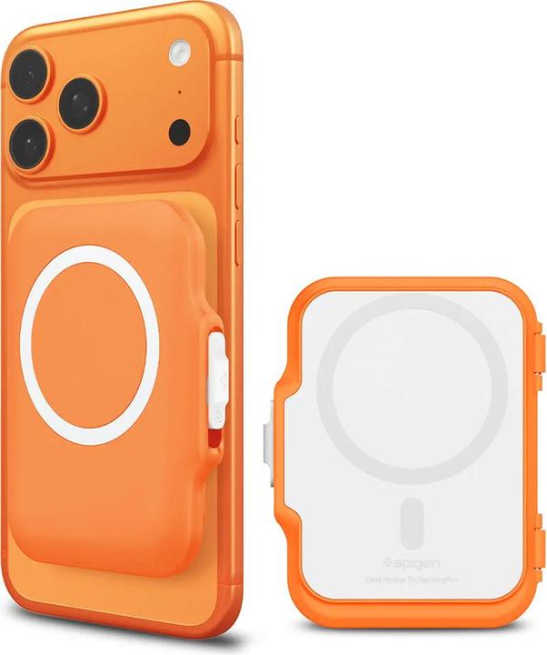 Spigen Magnetic Wallet TinTap MagFit+, Orange AFA11380