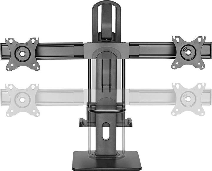 Image du produit myWall Support de table réglable en hauteur pour 2 écrans plats (Tables, 27.01", 6 kg)