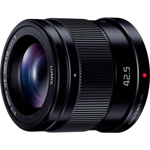 Panasonic LUMIX G 42,5 mm (Micro Four Thirds, Micro Four Thirds), Objektiv, Schwarz