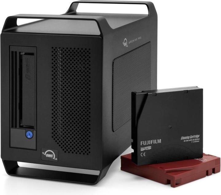 Image du produit OWC Solution de stockage/archivage de bandes Mercury Pro LTO-8 Thunderbolt avec stockage SSD embarqué (LTO)