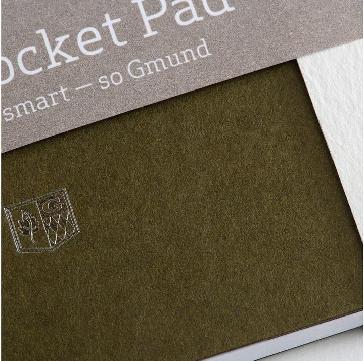 Actual product image Gmund Pocket Pad (6.7 x 13.8 cm, Plain, Hardcover)