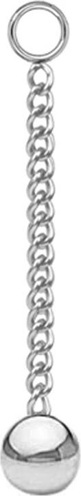 Immagine prodotto Star Piercing Anhänger silber Kette mit Anhänger Kugel (senza ottone, Acciaio chirurgico 316L)
