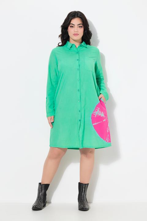 Produktbild Angel of Style Hemdblusenkleid, A-Linie, Kreisdruck (44)
