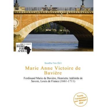 Marie Anne Victoire de Bavière, Fachbücher