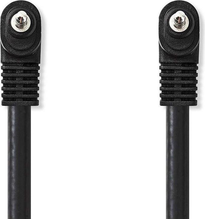 Productafbeelding Nedis Stekker 3,5mm 4-polig aan beide zijden, zwart, 1,0m (1 m, 3,5 mm aansluiting (AUX))