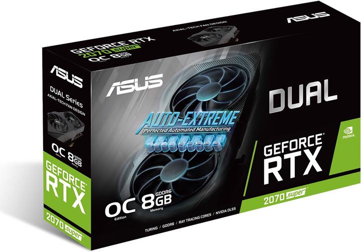 Image du produit ASUS Geforce RTX 2070S Dual O8G Evo (8 Go)