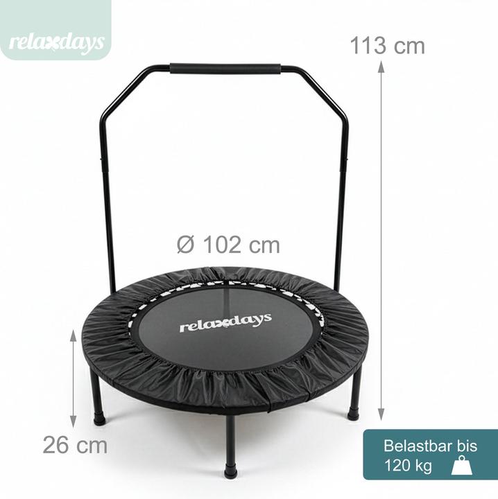 Actual product image Relaxdays minitramp (102 cm)