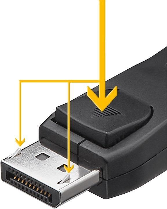 Actual product image Goobay DisplayPort 1.1 (2 m, DisplayPort, 1.1)