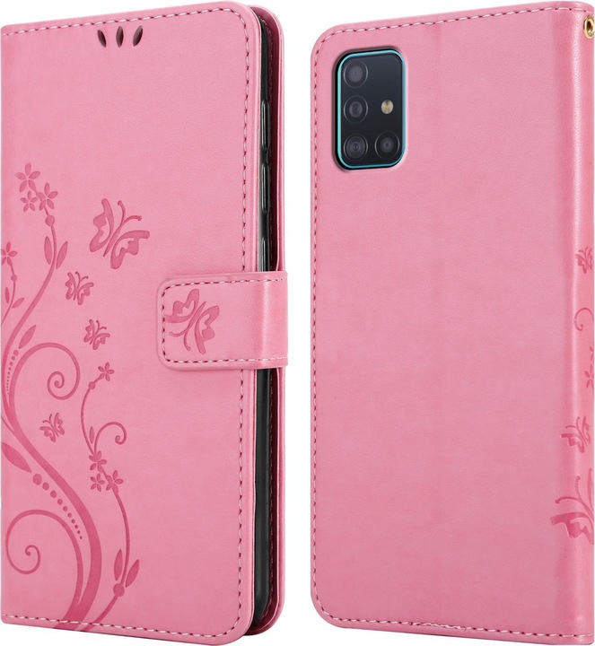 Produktbild Cadorabo Flower Book Cover (Samsung Galaxy A51 5G)