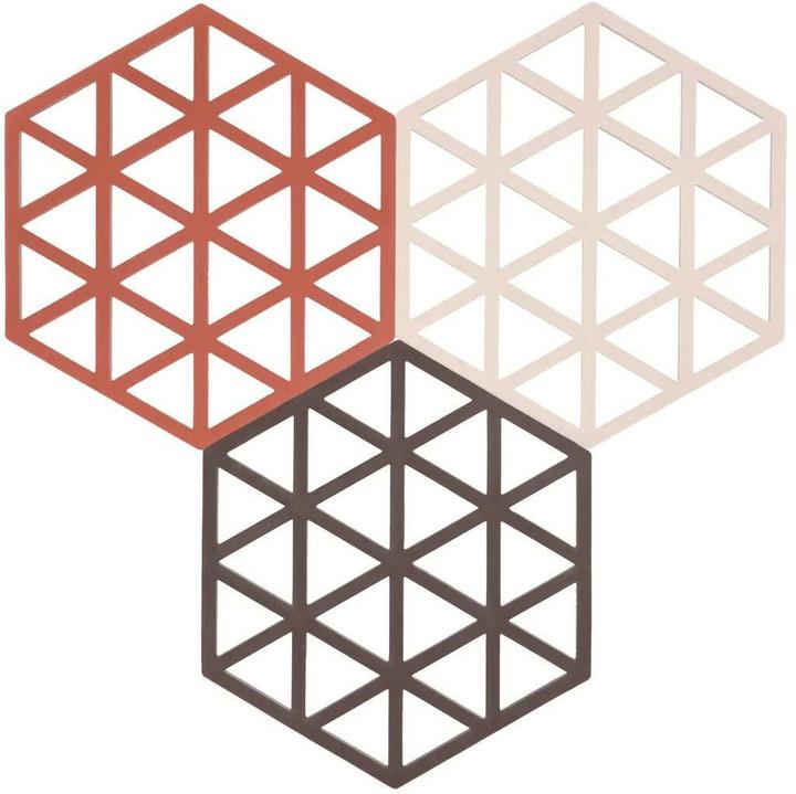 Beige, Blau, Mehrfarbig, Rot