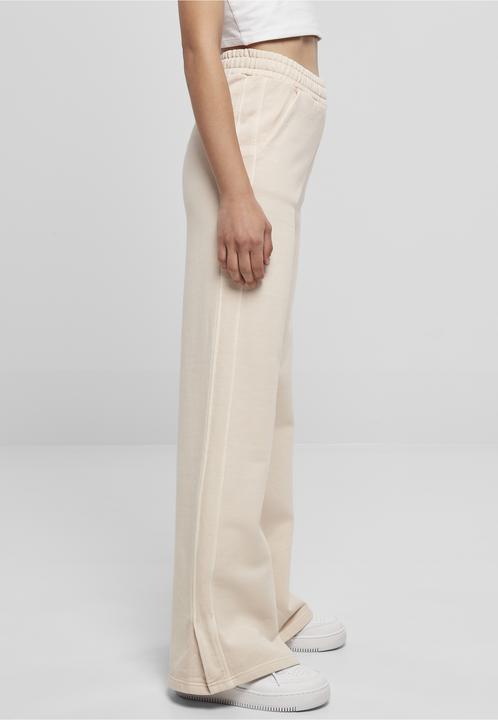 Actual product image Urban Classics Ladies Heavy Terry Garment Dye Slit Pants - 19389 (M)