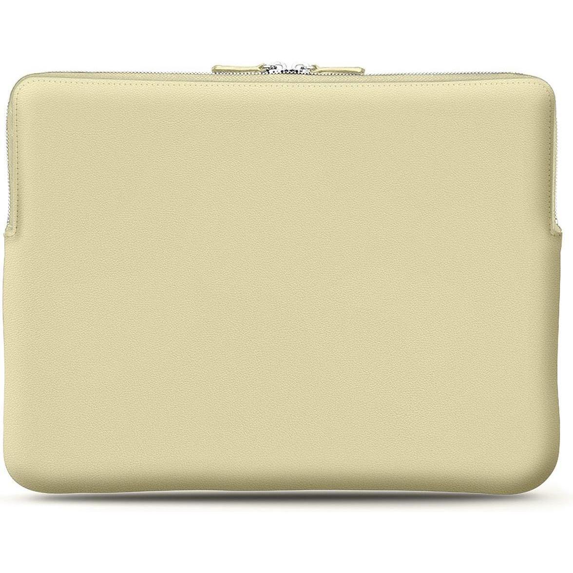 Noreve Lederhülle, Notebooktasche, Beige