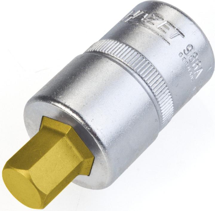 Produktbild HAZET Schraubendreher-Steckschlüsseleinsatz 986A-7/16 ∙ Vierkant12,5 mm (1/2 Zoll) ∙ Innen Sechskan…