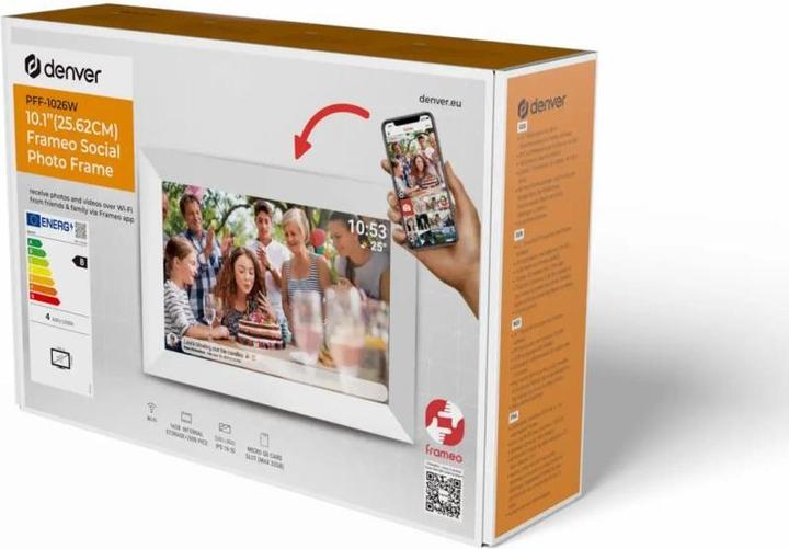 Actual product image Denver Frameo PFF-1026 white (10.10", 1280 x 800 pixels)